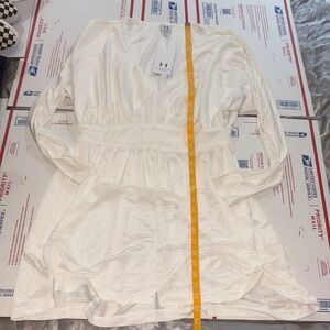 NWT H by Halston White Dress All adult items 5 for 35$ SALE HAPPY NEW YEARS